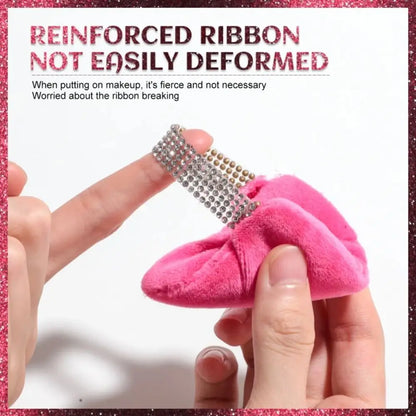 Diamond Triangle Velvet Powder Puff – Soft Makeup Sponge for Smooth Facial Foundation Application