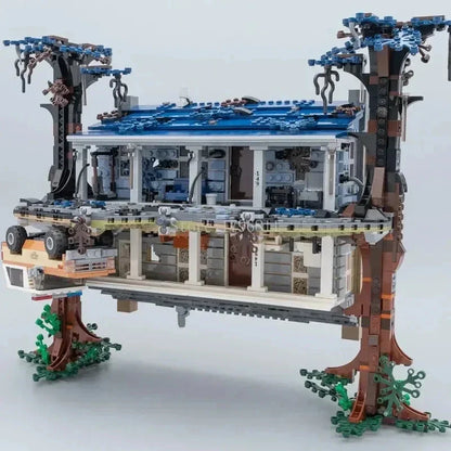 New Strange Story Upside-Down World Horror Model – 75810 Building Block Toy for Boys, Challenging Assemble
