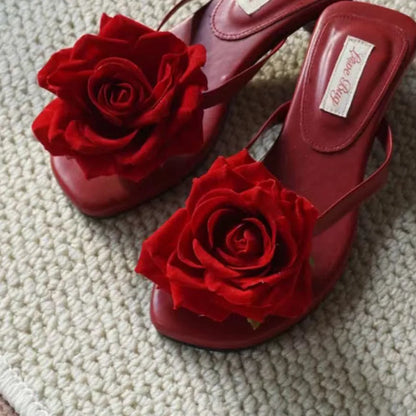 Colorful Thai Fairy Flower Shoe Buckles – Personalized Orchid Simulation Decor for Shoes