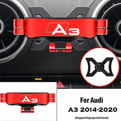 Audi A3 S3 8V Phone Holder - Air Vent Gravity Mount GPS Navigation Stand Car Accessory 2014-2020