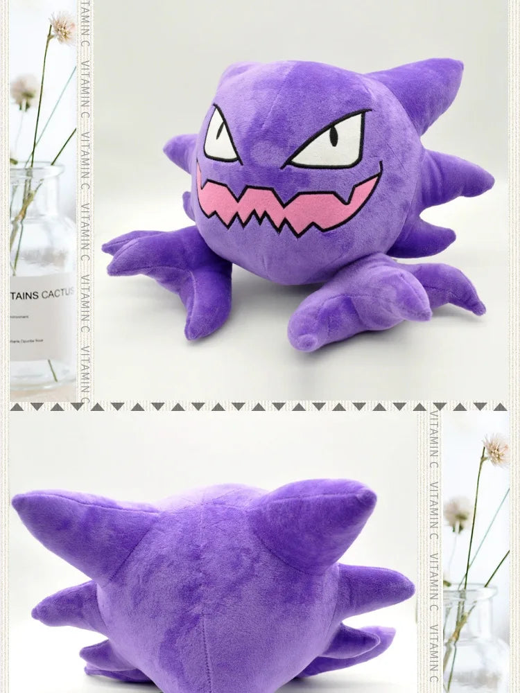 Pokémon Kawaii Plush Toys — Gengar, Haunter, Psyduck, Pikachu Stuffed Dolls, Anime Fire-Breathing Dragon Peluche Gift