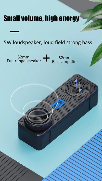 S18 Wireless Bluetooth Smart Speaker — Portable Subwoofer for Mobile, Computer, Outdoor Audio & Radio