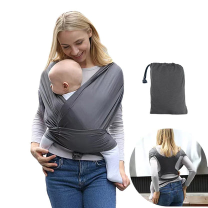 Ergonomic Baby Backpack Carrier - X-Shaped Newborn Sling with Comfortable Outdoor Support Straps
