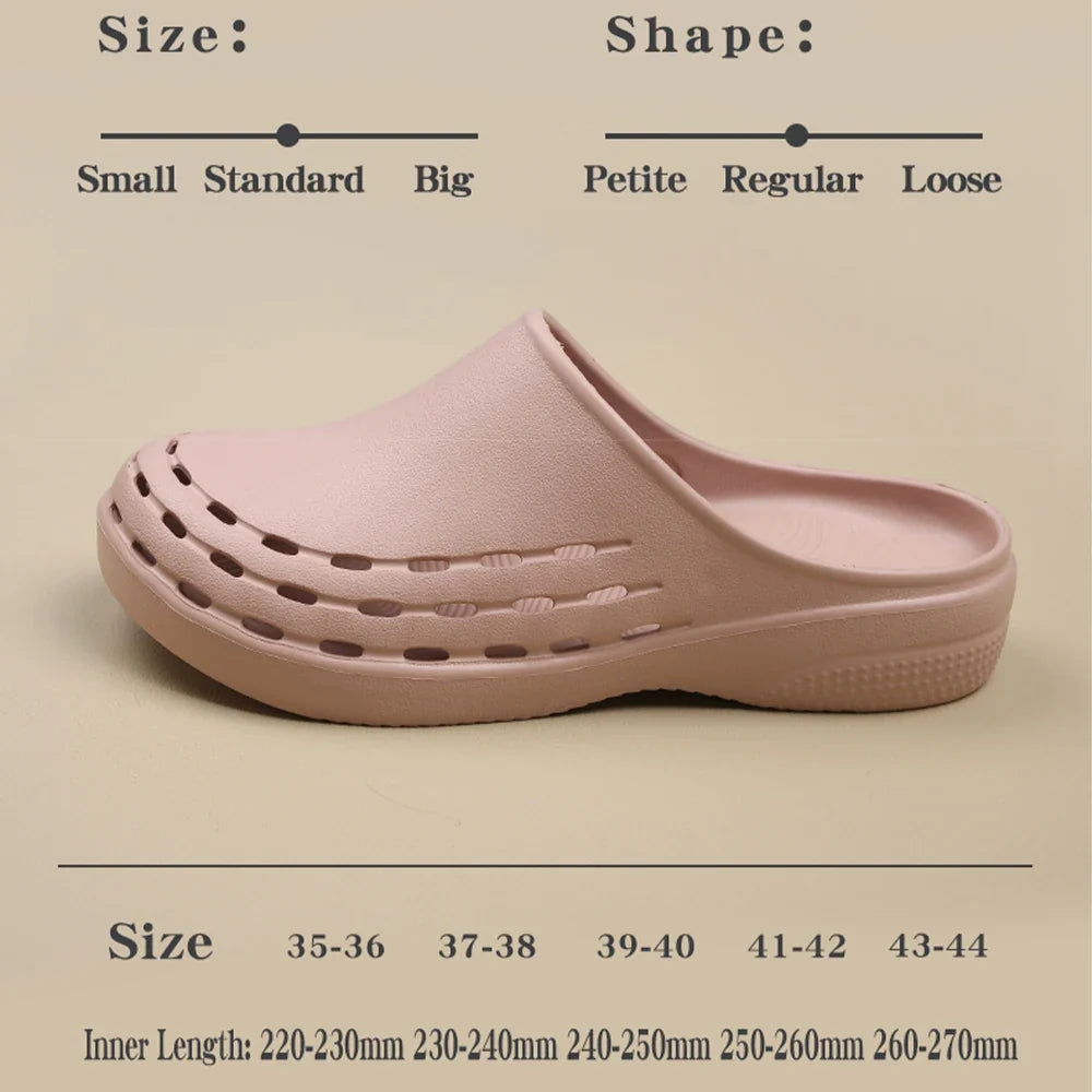 X08 Nursing Scrub Clogs - Comfortable Anti-Slip Waterproof Medical Shoes with Breathable Design for Healthcare Professionals