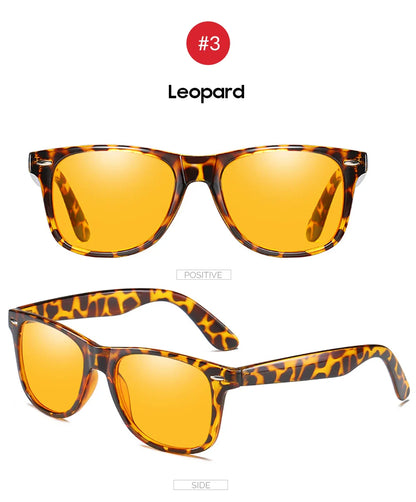 VIVIBEE Blue Light Blocking Glasses – Night Vision Square Computer Eyewear for Men & Women