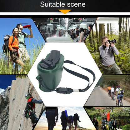 Portable Hand Crank Power Bank - Dynamo Emergency Charger for Phones and Outdoor Use