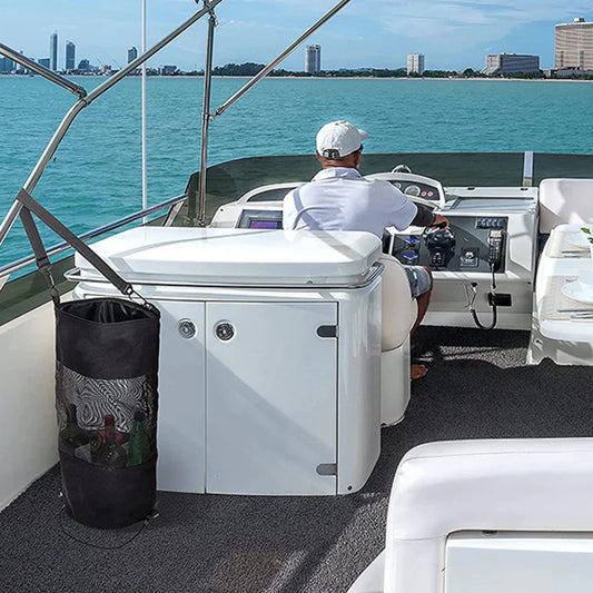 Portable Boat Trash Bag – Durable, Reusable Garbage Holder for Boats, Kayaks, Beach, and Fishing Accessories