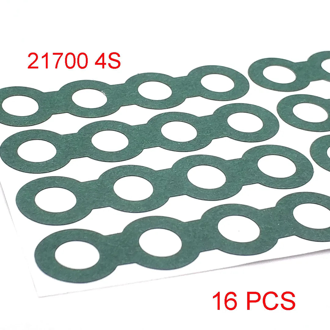 18650/21700/32650 Li-ion Battery Insulation Gasket – Barley Paper Insulating Glue Patch & Electrode Pads for Battery Pack