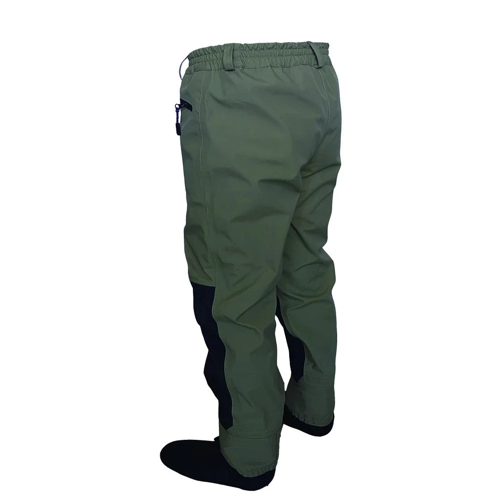 3 Layer Breathable Waterproof Fly Fishing Waist Waders – Stockingfoot High Pant Waders for Duck Hunting & Wading