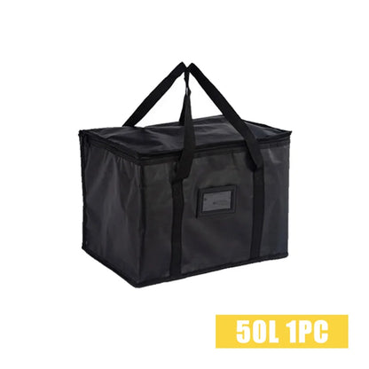 70L Large Insulated Thermal Cooler Bag – Portable Lunch Tote, Tin Foil Food Storage for Picnic, Camping, and Fresh Keeping