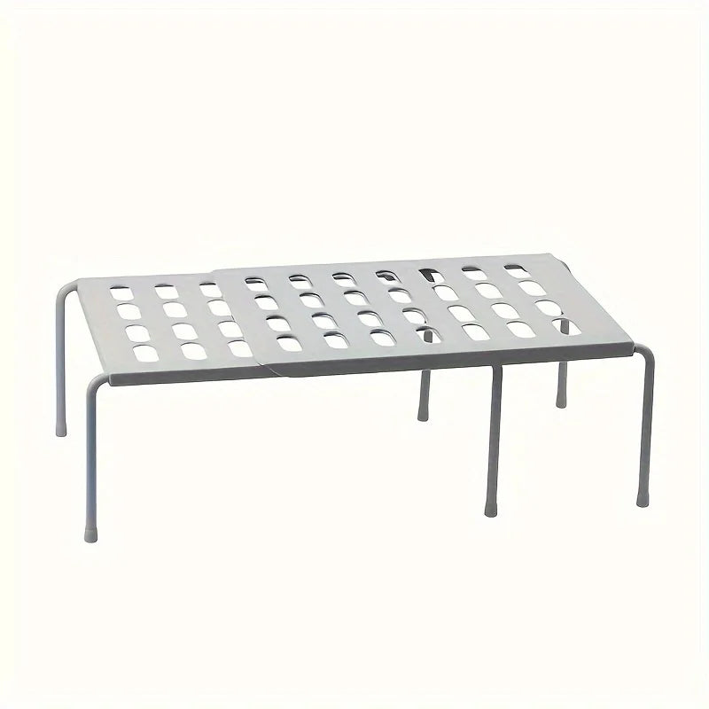 Adjustable Multi-Tier Plastic Shoe Rack — Space-Saving Storage Organizer for Sneakers, Slippers, Home, Dorm, Closet, White or Gray