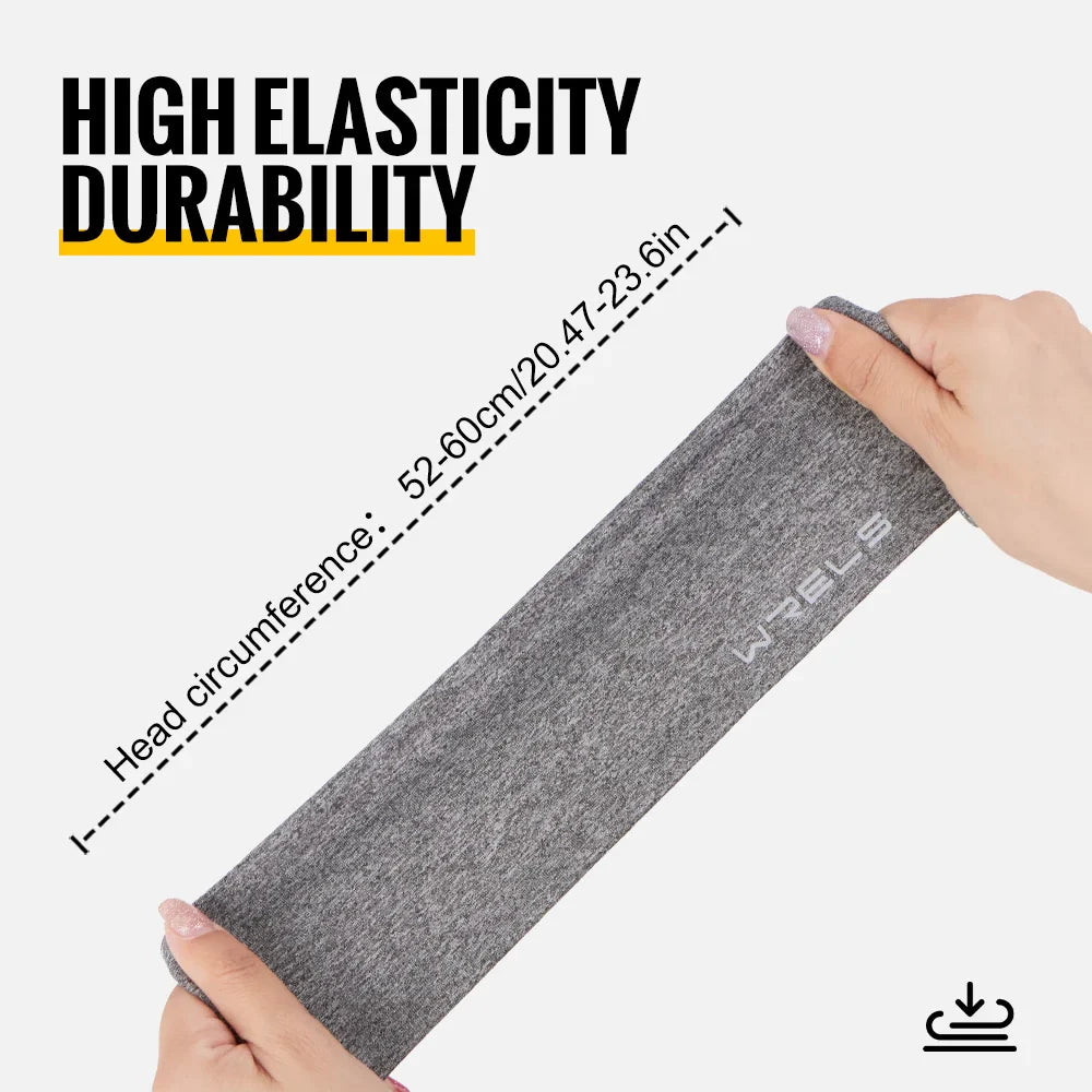WRELS Moisture-Wicking Sports Headband – Breathable Non-Slip Sweatband for Running, Gym & Fitness (Men & Women)
