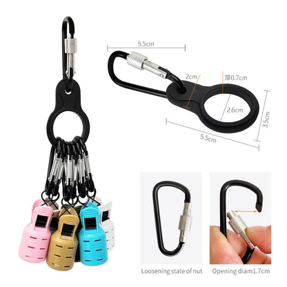 Squid Jig Bait Protector Kit - 6-Piece Egi Hook Covers with Carabiner
