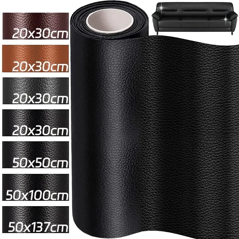 Self-Adhesive Leather Repair Tape – Cuttable Patch for Sofas, Couches, Furniture & Car Seats, Ideal for Home & Restaurant