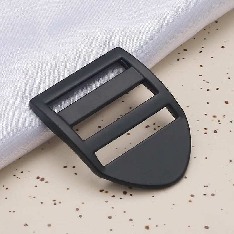 2.5cm Zinc Alloy Adjustable Buckle – Thick Metal Strap Accessory for Knapsacks & Instruments