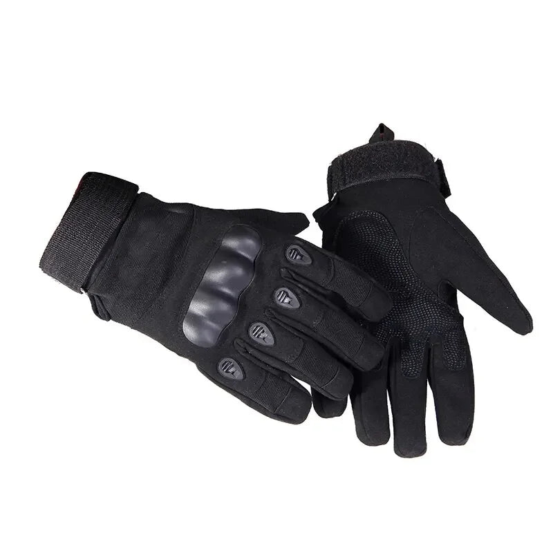 Tactical Military Gloves – Anti-Slip Combat & Shooting Gloves for Men, All Finger Design for Bicycle & Outdoor Use