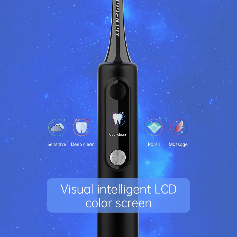 SOOENJOY Sonic Electric Toothbrush NB-1 — Smart LCD Display, DIY Mode, Automatic Teeth Cleaner for Adults