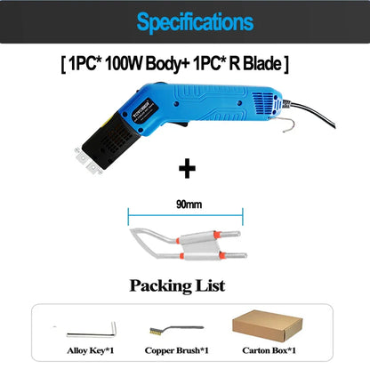 Air-Cooled Electric Heating Knife – Fabric, Webbing, Ribbon, and Nylon Rope Cutter Hot Knife Tool