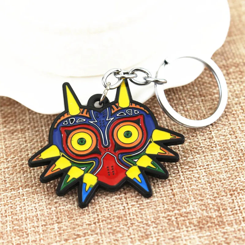 Zelda Tears of the Kingdom Purah Pad Keychain – Master Sword & Hylian Shield Pendant for Fans