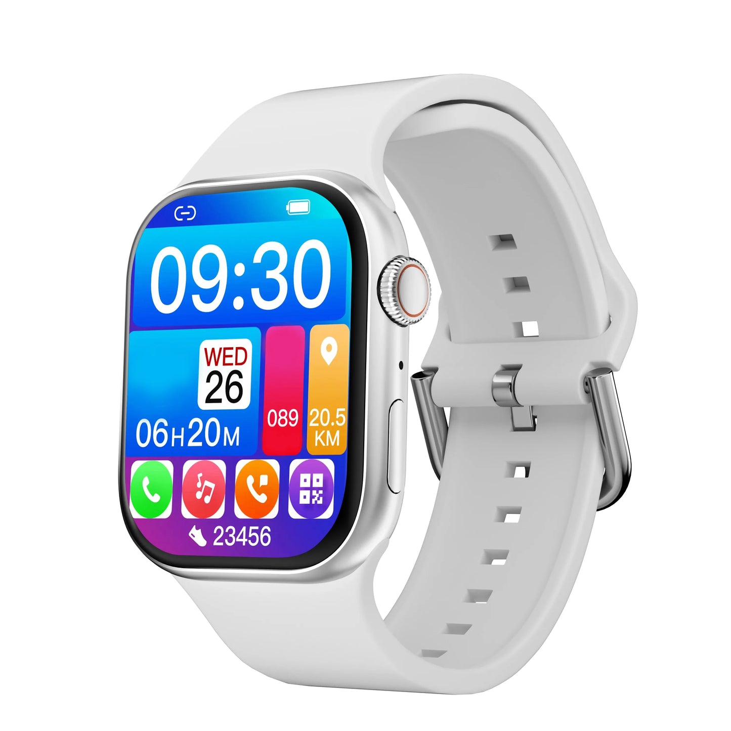 SIMSONLAB Smartwatch — Bluetooth Call, Music & Camera Control, Heart Rate Monitor, Multi-Sport Modes for Men & Women, Android & iOS