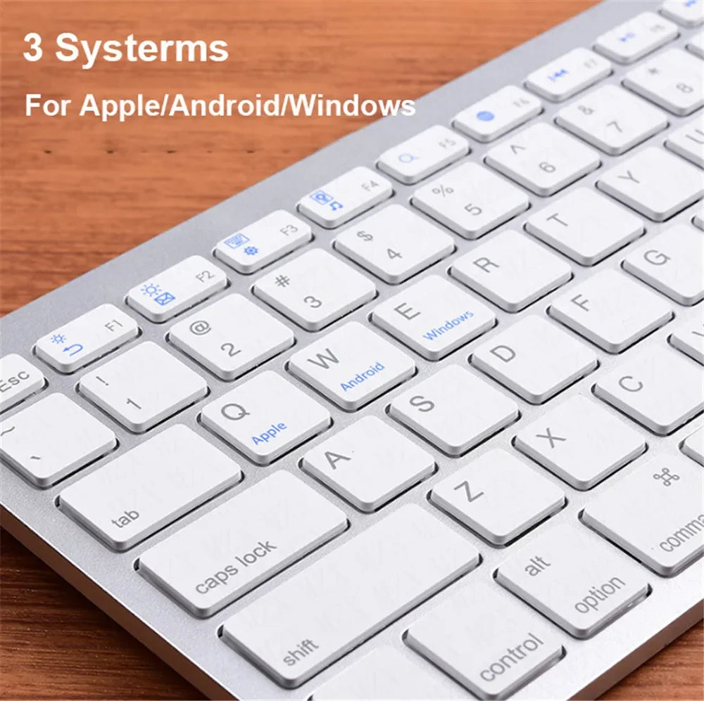 Mini Portable 78-Key Wireless Bluetooth Keyboard for PC, Tablet, iPad & Mobile Phones