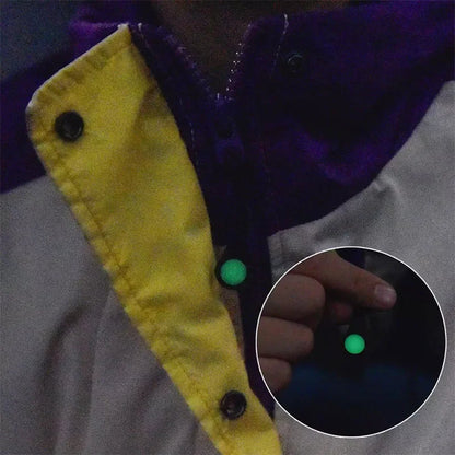 10PCS Luminous Zipper Pullers — Glow-in-the-Dark Zipper Heads for Camping, Hiking, Coats, Tents & Backpacks