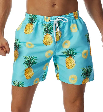3D Anime Board Shorts - Quick-Dry Unisex Beach & Swimming Shorts for Men and Women