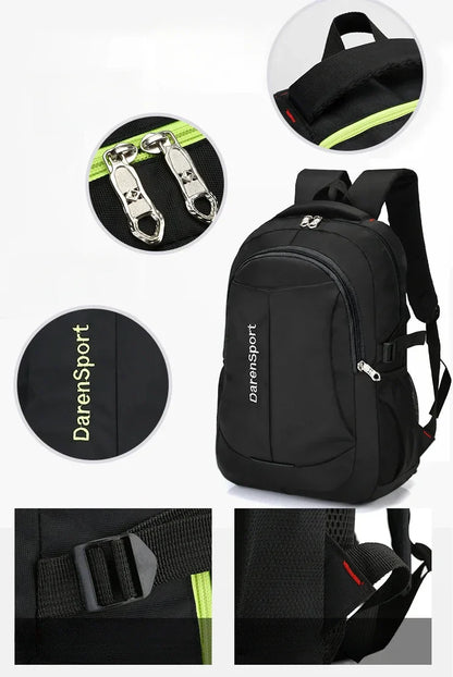 Oxford Shoulder Backpack – Fashionable Lightweight Waterproof Laptop Rucksack, Large Capacity School Bag for Students