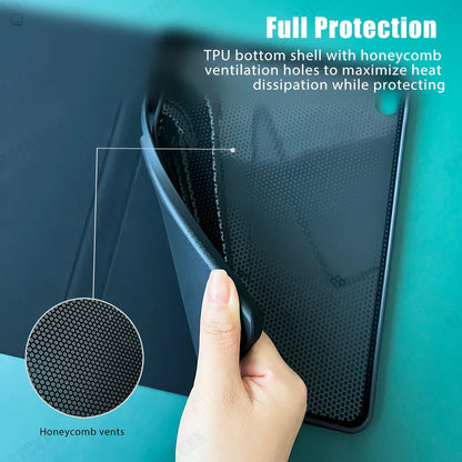Magic Keyboard & Wireless Mouse Case for iPad — Compatible with iPad 9th Gen, 10.2-inch (7th/8th), iPad Pro 11 M4, Air M3, and Air 4/5 10th Gen