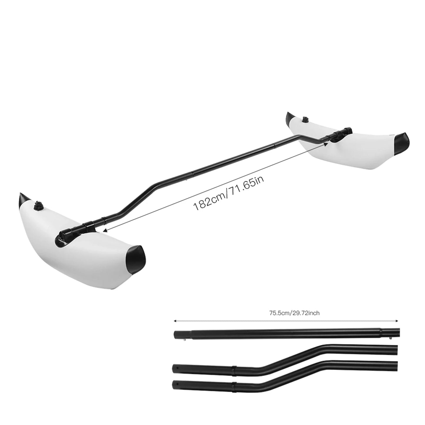 Inflatable Kayak Stabilizer — PVC Canoe Outrigger Kit for Floating, Balancing & Boat Accessories