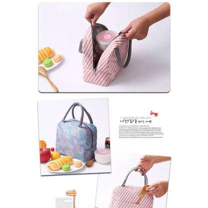 Portable Thermal Lunch Bag – Insulated Large Capacity Lunch Box Storage Bag for Children’s School and Picnic