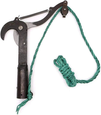 High-Altitude Extendable Lopper & Pruning Saw | Rope-Assisted Tree Branch Cutter for Fruit Trees | Garden Trimmer Tool
