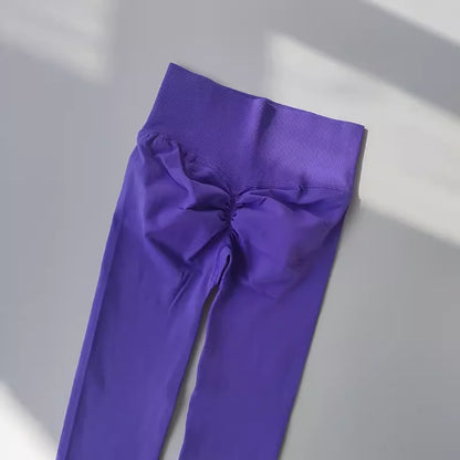 High Waist Women’s Yoga Leggings – Seamless Push-Up Fitness, Running & Gym Pants with Hip Lift and High Elasticity