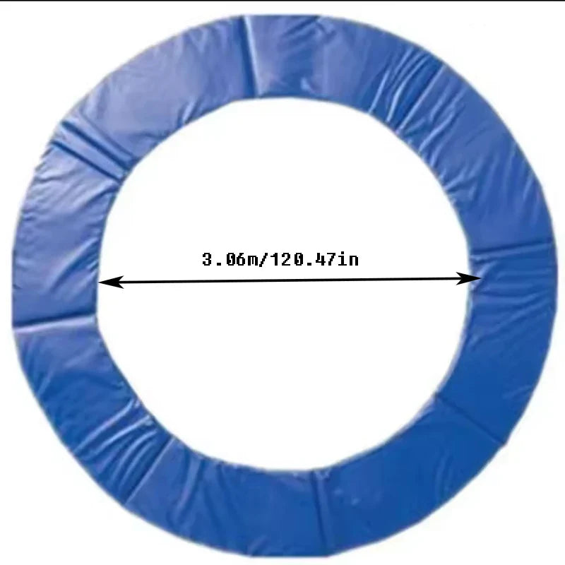 Trampoline Protective Pad – Large PVC Cover with Sponge and Spring Cushion, Anti-Collision Safety Perimeter