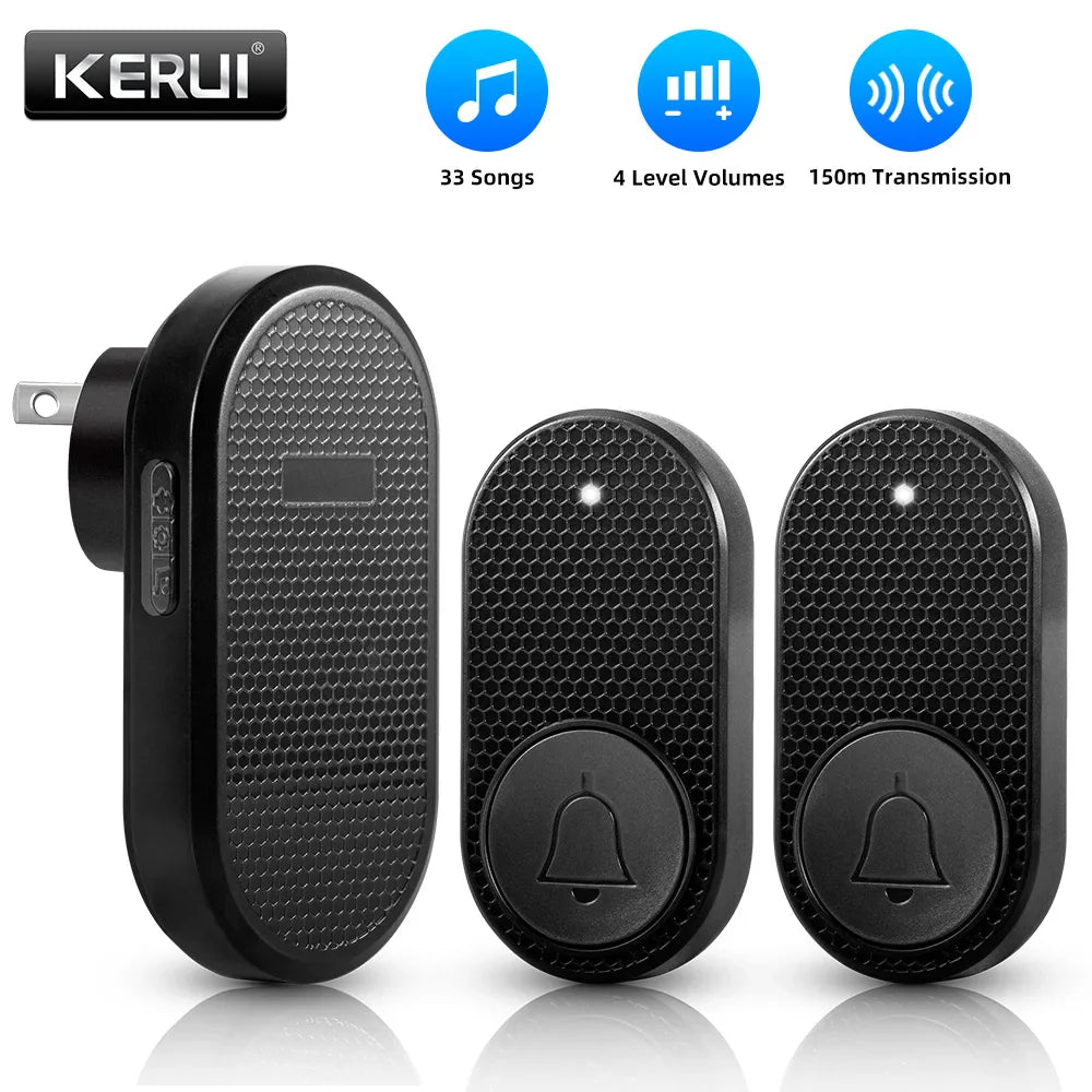 M558 Wireless Smart Doorbell — 32 Songs, 4-Level Volume, Easy Install Home Security Alarm