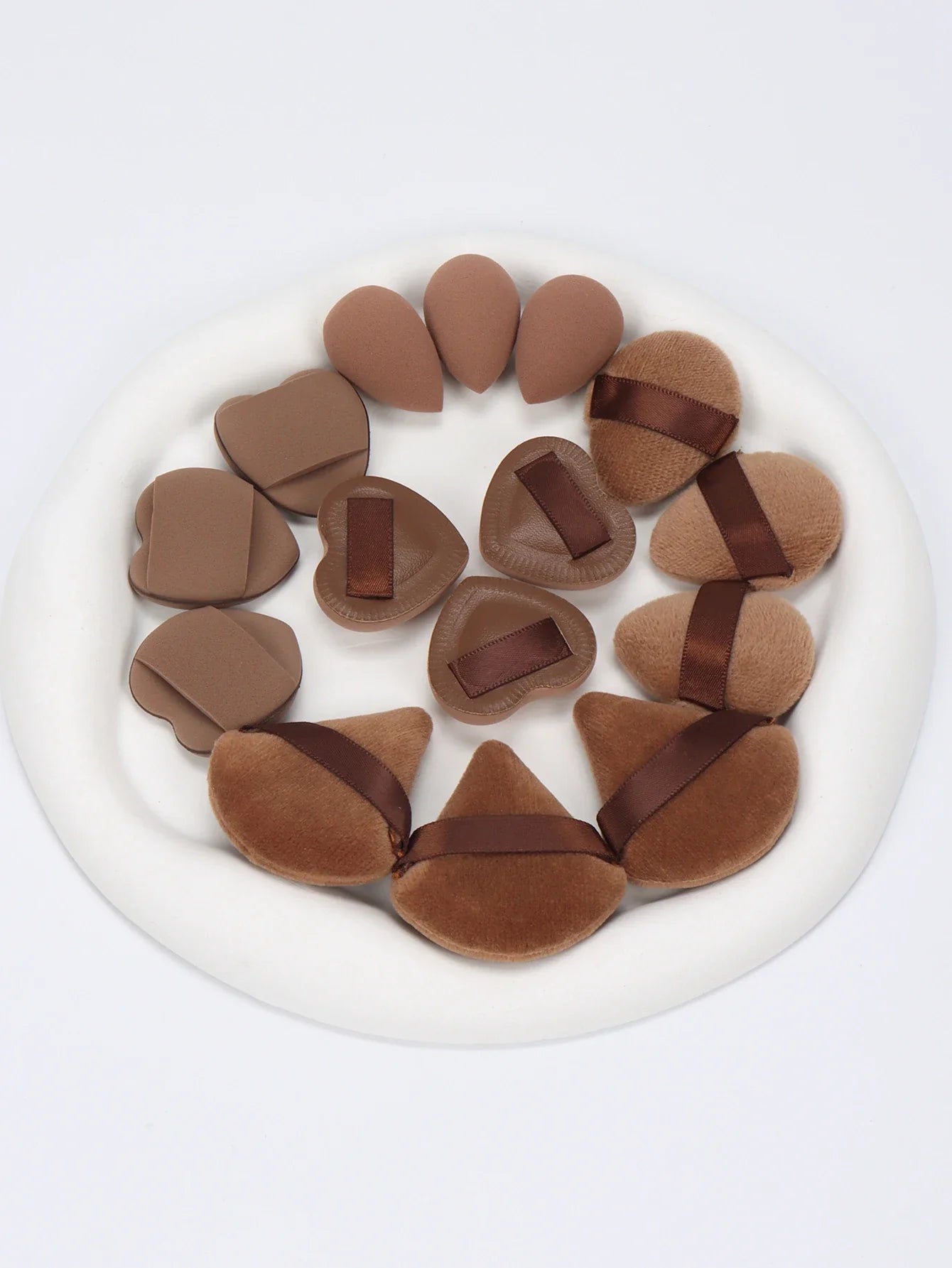 15/30/60 Mini Makeup Sponges – Beauty Powder Puff for Concealer, Liquid Foundation & Face Cosmetics