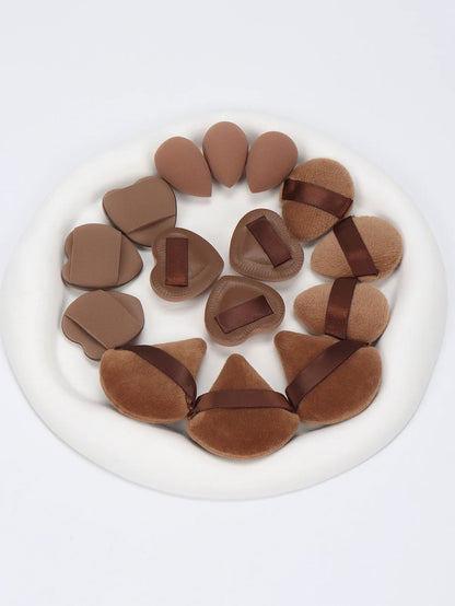 15/30/60 Mini Makeup Sponges – Beauty Powder Puff for Concealer, Liquid Foundation & Face Cosmetics