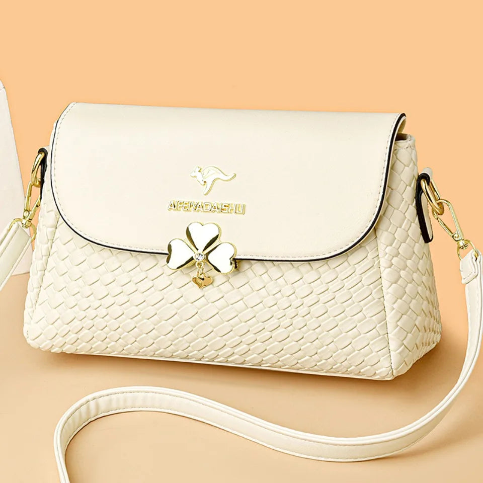 Luxury Women’s Designer Handbags – 2025 Soft Knitting Leather Crossbody Shoulder Bag