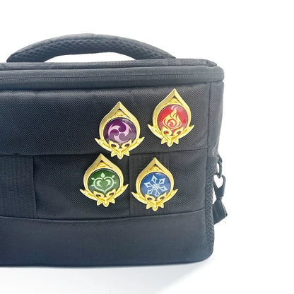 Genshin Impact Sumeru Vision Brooch Pins - Tighnari Collei Dori Nilou Element Badge Cosplay Lapel