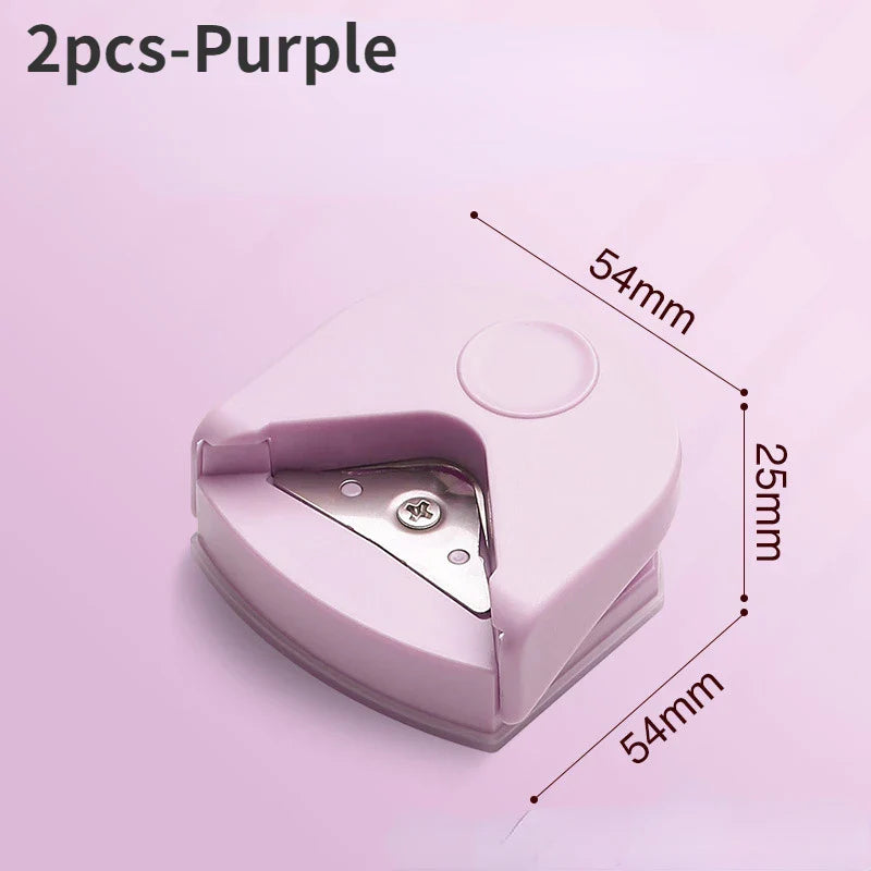 Circle Cutter & Button Maker — Portable Corner Rounder Paper Cutter for Cards, Photos & Crafts