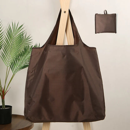 Eco-Friendly Reusable Shopping Bag — Foldable Shoulder Grocery & Market Tote for Supermarket and Everyday Use