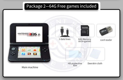 Original/Refurbished 3DSXL/3DSLL Handheld Game Console – Free Pokémon Sun/Moon Games