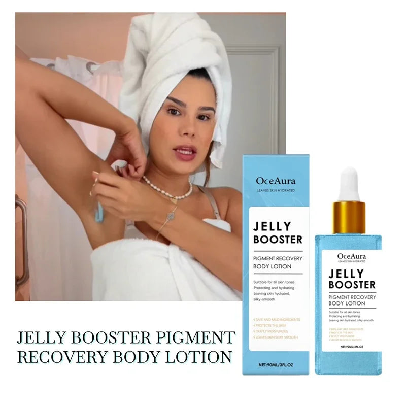 Jelly Booster Body Lotion with Niacinamide – Hydrating Brightening Serum for Skin Repair, Moisturizing & Dark Spot Fading Care