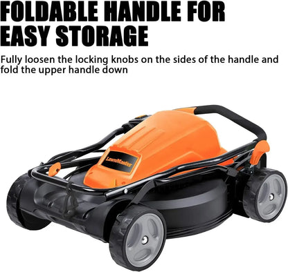 ME1218X Electric Lawn Mower — 12AMP, 19-Inch Cutting Deck