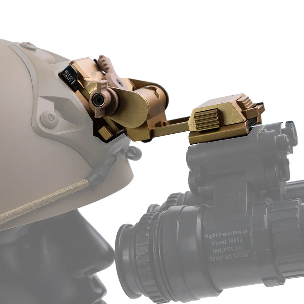 BOOIU Metal L4G24 NVG Helmet Mount Bracket - Holder for PVS15/PVS18 Goggles, Night Vision Stent, Tactical OPS Helmet Parts