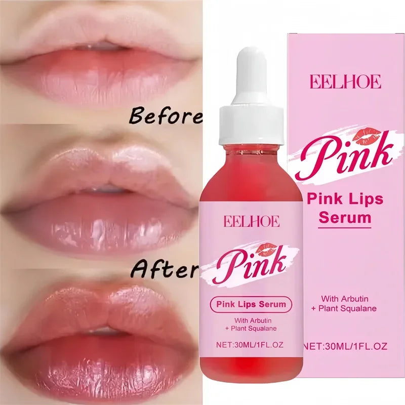 Instant Lip Plumping Serum - Nourishing Moisturizing Anti-Wrinkle Lip Gloss for Fuller Sexy Lips