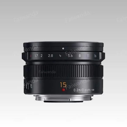 Original DJI 15mm F1.7 M4/3 Mount Lens – Wide-Angle Mirrorless Lens for Panasonic