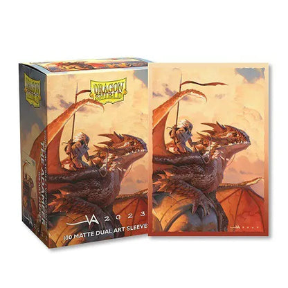 100pcs Dragon Shield Brushed Art Card Sleeves – 66x91mm Tournament Protector for PKM & PTCG Cards