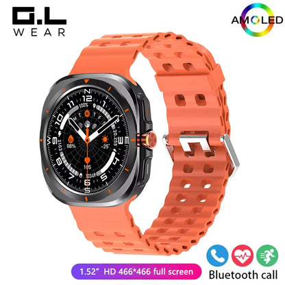 G.L Wear 2025 Men’s Smartwatch – Heart Rate, Fitness Tracking, Bluetooth Calling & Pedometer