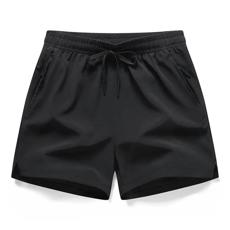 Men’s Ice Silk 3/4 Sports Shorts – Lightweight Quick Dry Running & Fitness Casual Sweat-Absorbing Outdoor Training Pants